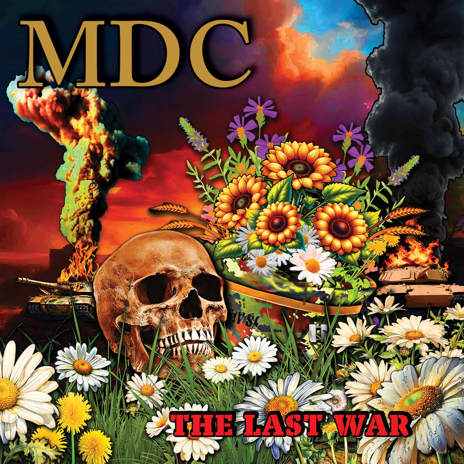 MDC - The Last War (Red Marble Vinyl LP) - Image 3