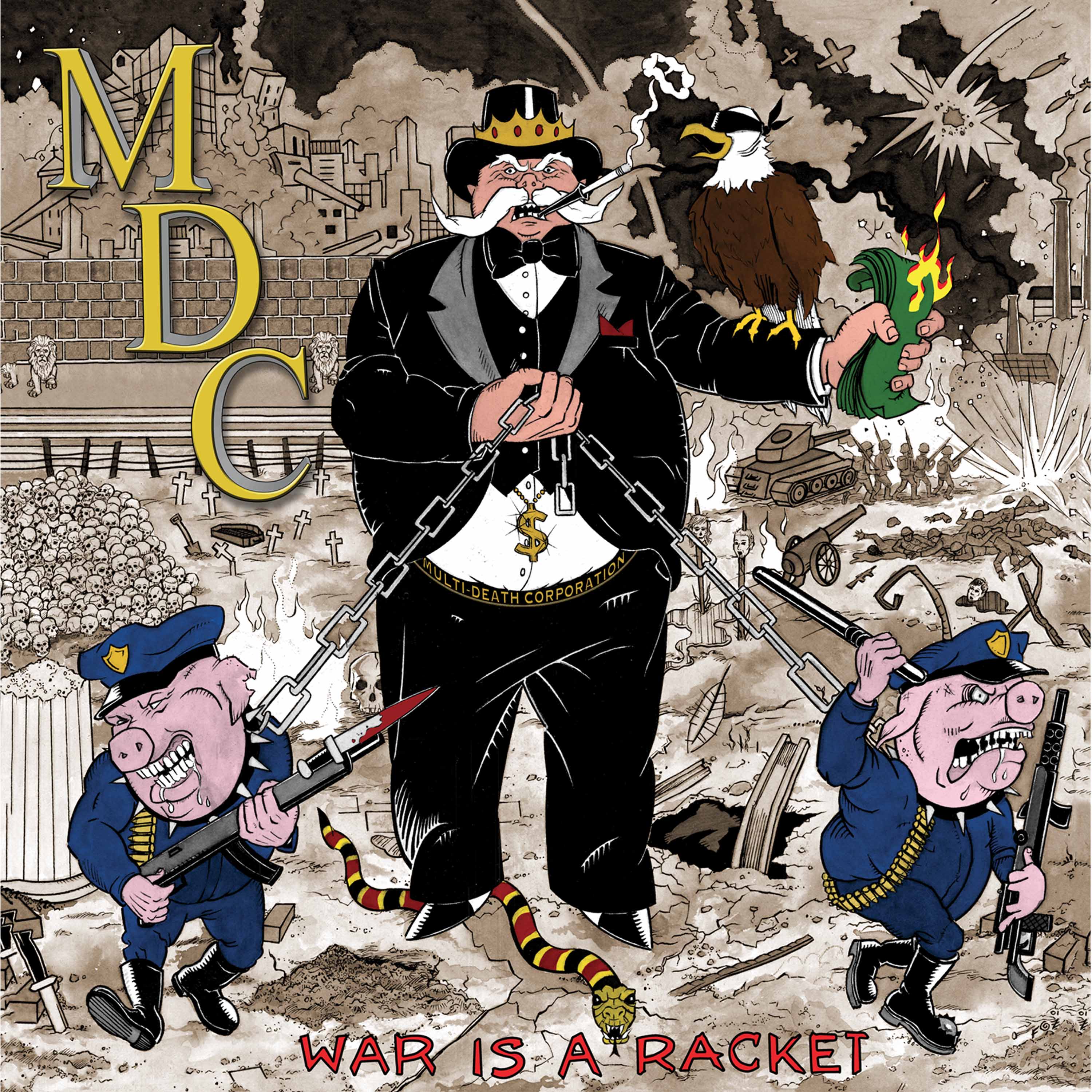 MDC - War Is A Racket (CD) - Image 3