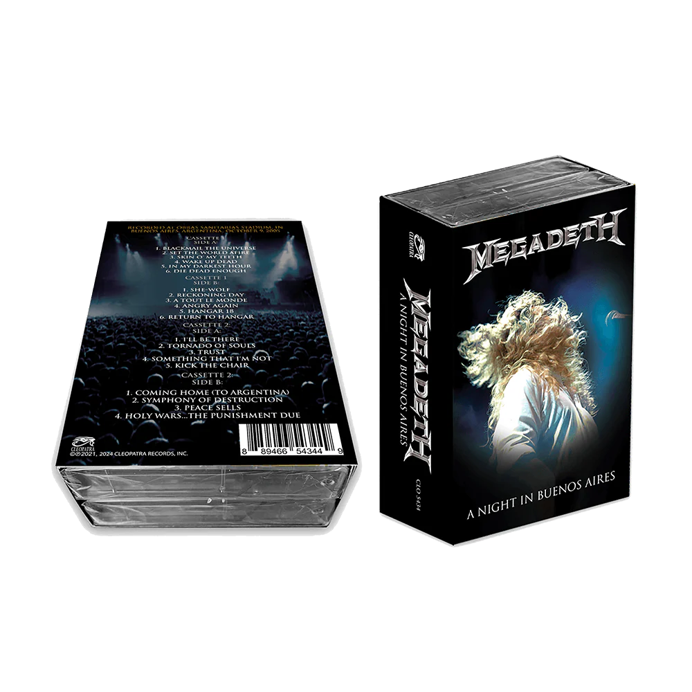 Megadeth - A Night In Buenos Aires (Double Cassette)