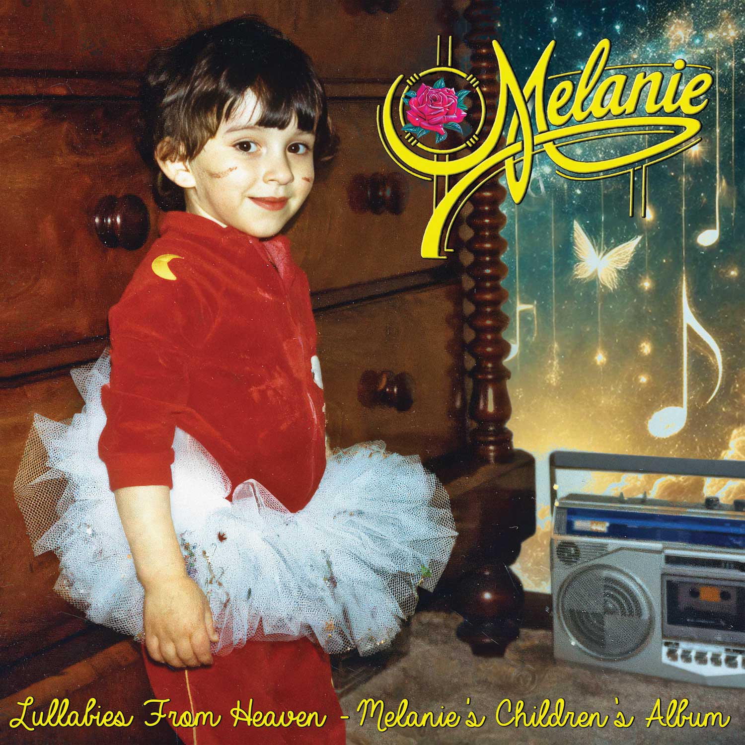 Melanie - Lullabies From Heaven - Melanie's Children's Album (Pink Vinyl LP) - Image 3