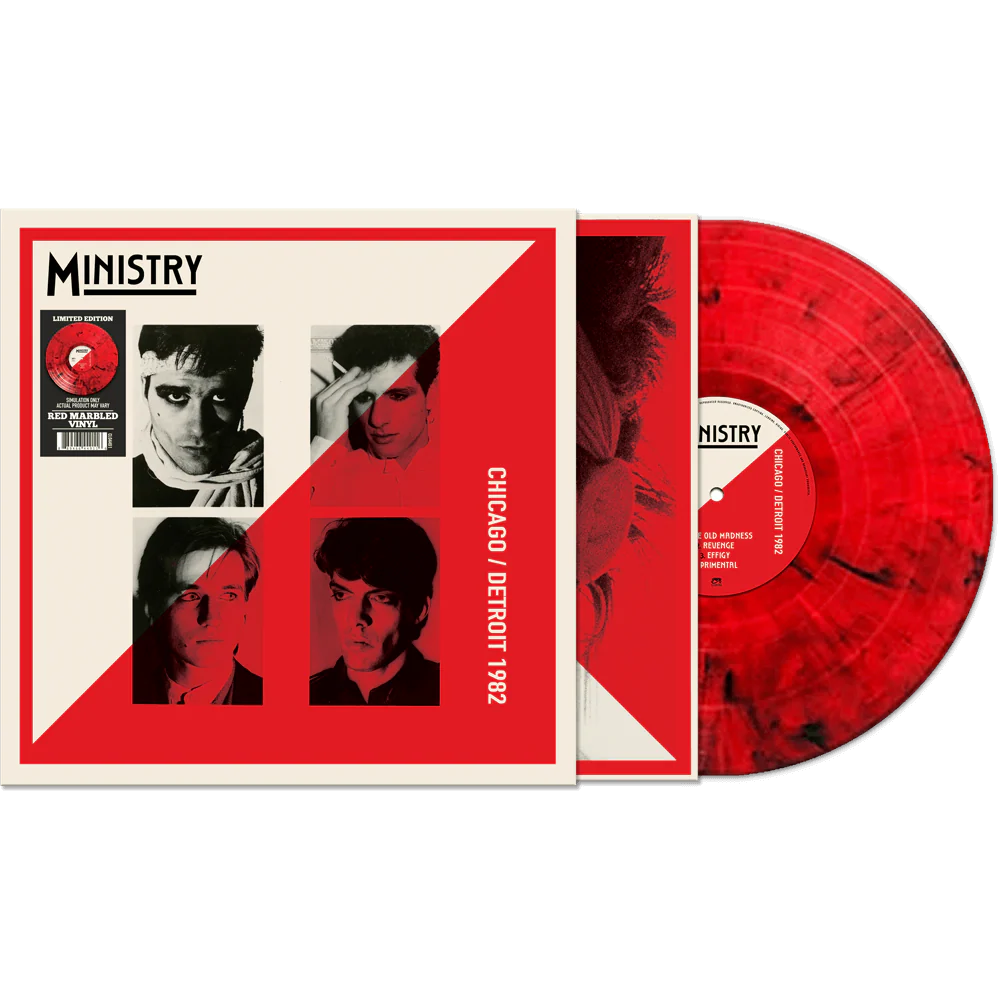 Ministry - Chicago - Detroit 1982 (Red-Black Marble Vinyl)