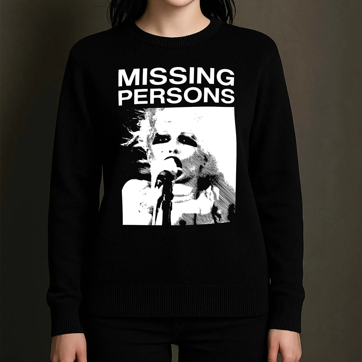 Missing Persons - Destination Unknown (Cashmere Blend Knit Sweater)