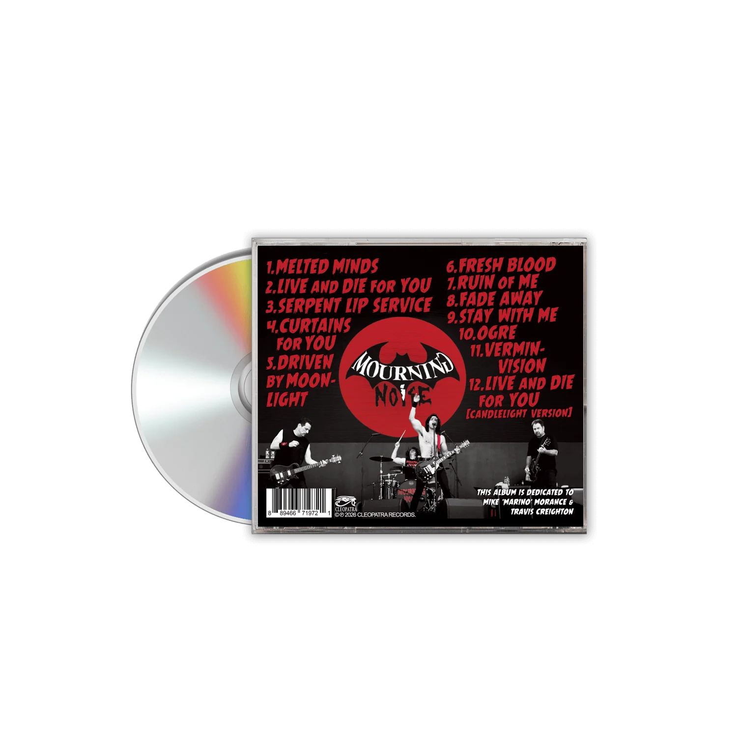 Mourning Noise - Serpent Lip Service (CD + White T-Shirt Bundle) - Image 3