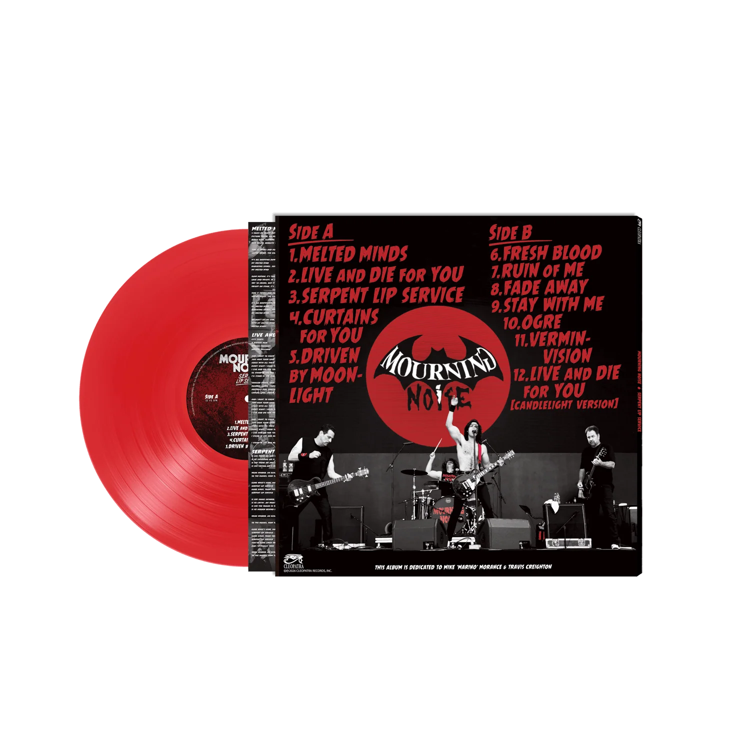 Mourning Noise - Serpent Lip Service (Vinyl LP + Black T-Shirt Bundle) - Image 3