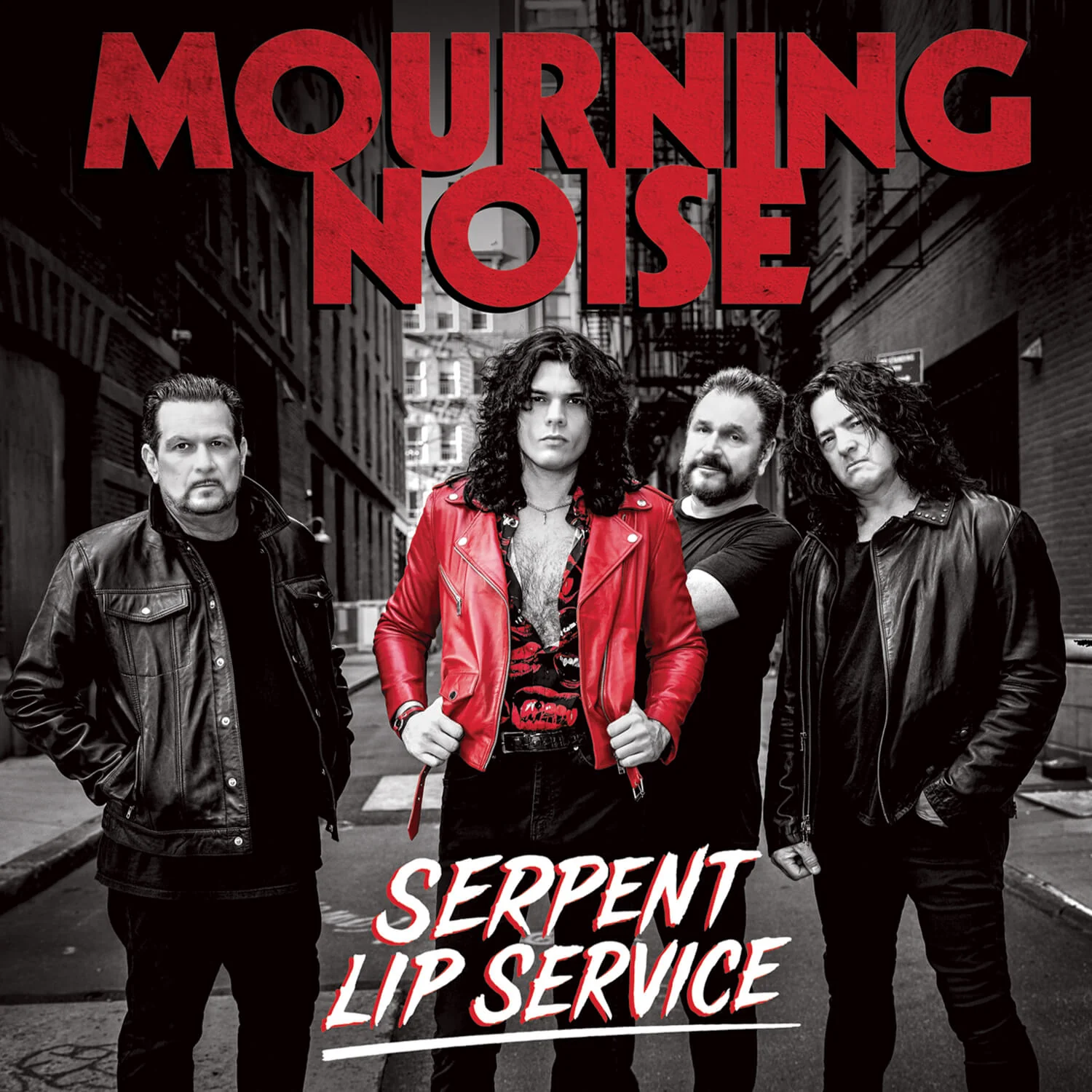 Mourning Noise - Serpent Lip Service (Vinyl LP + White T-Shirt Bundle) - Image 4