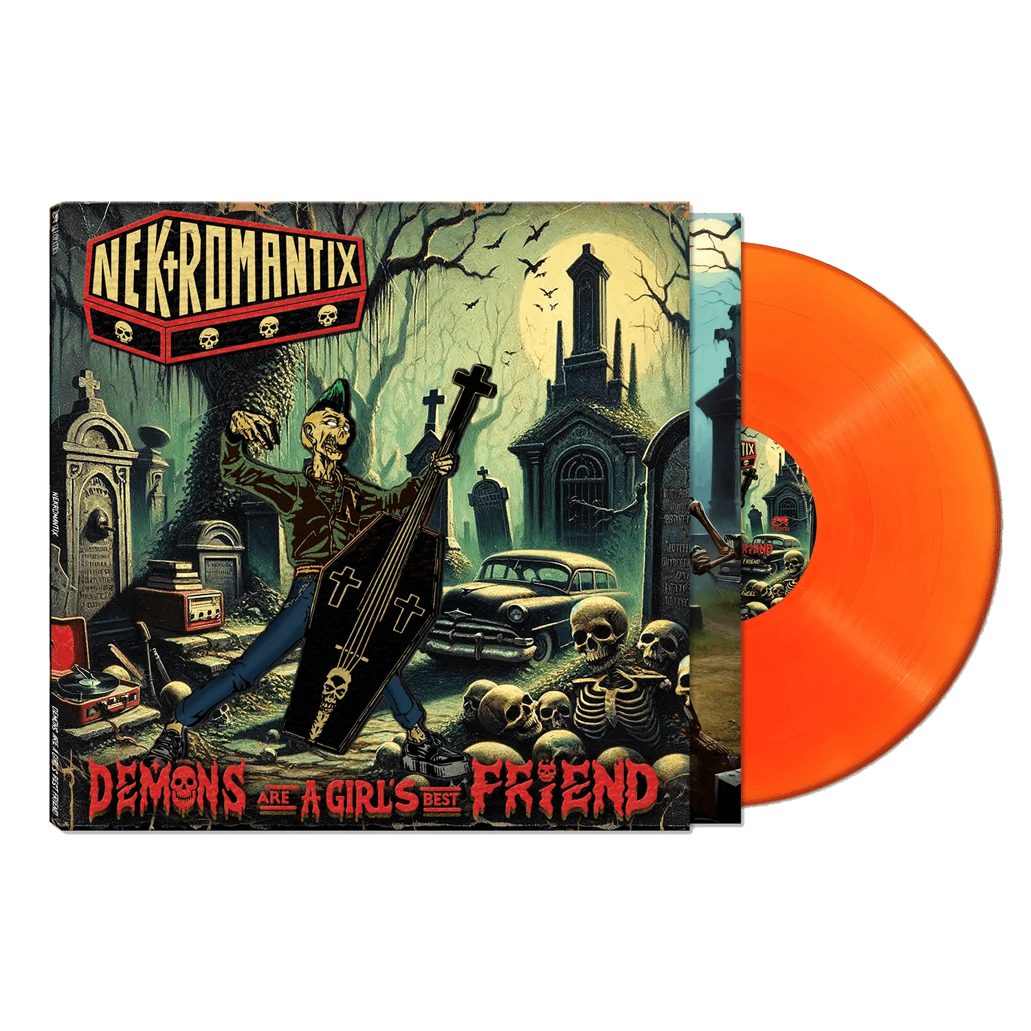 Nekromantix - Demons Are A Girl's Best Friend (Orange Vinyl)