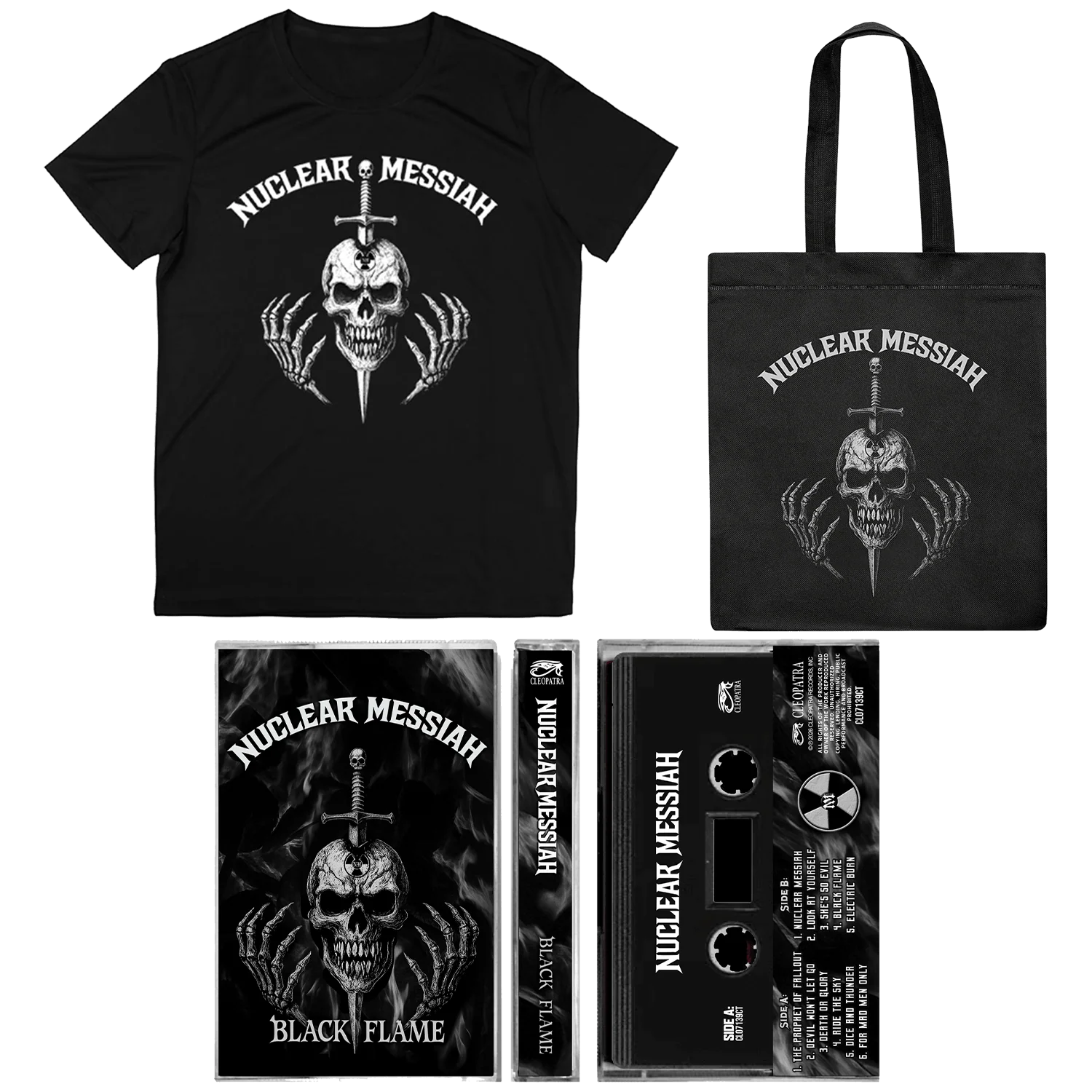 Nuclear Messiah (Cassette + Shirt + Tote Bag Bundle)