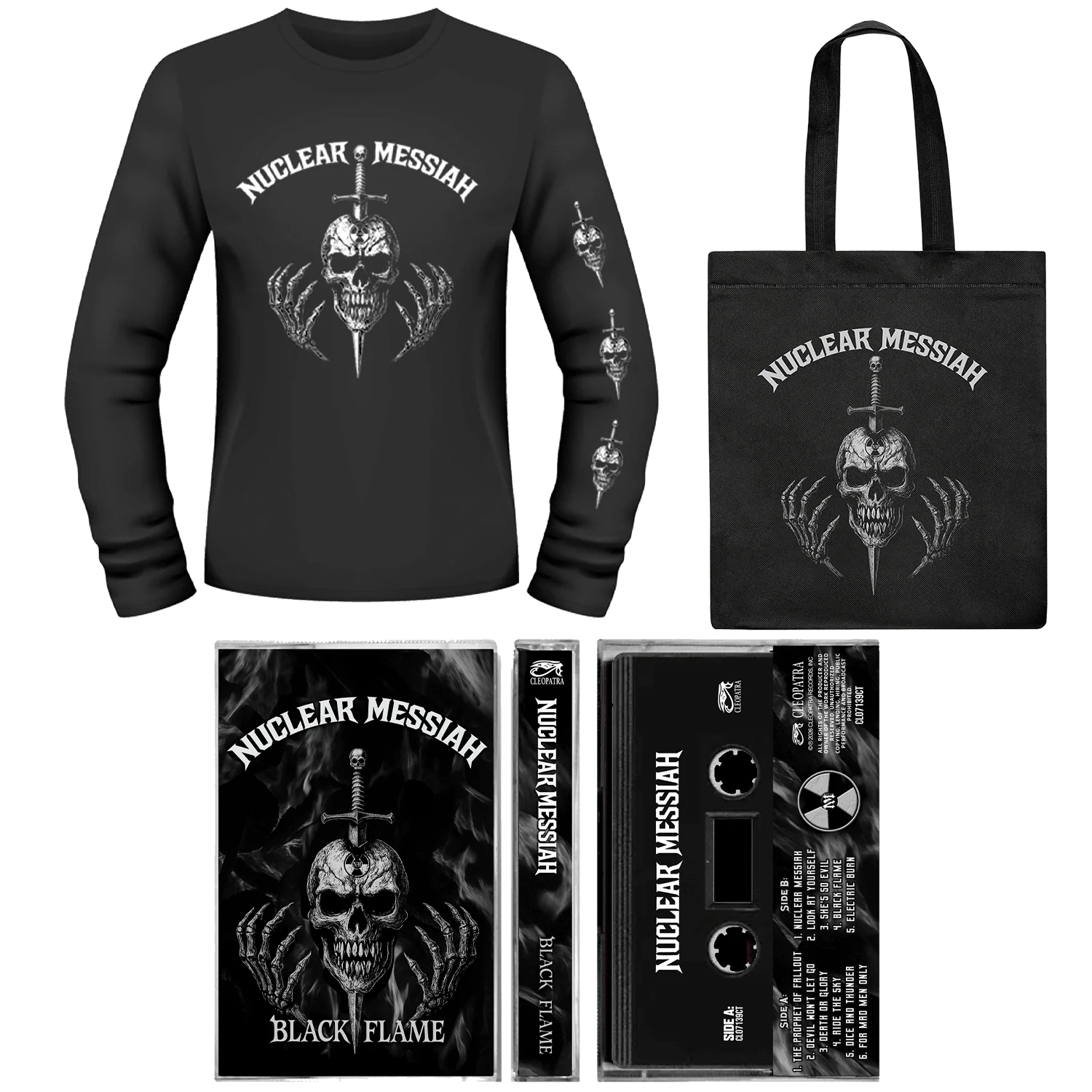 Nuclear Messiah (Cassette + Shirt + Tote Bag Bundle) - Image 2