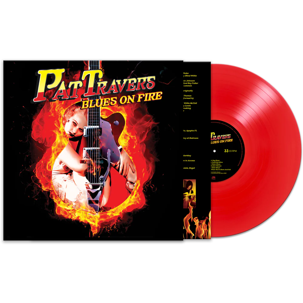 Pat Travers - Blues on Fire (Red Vinyl)