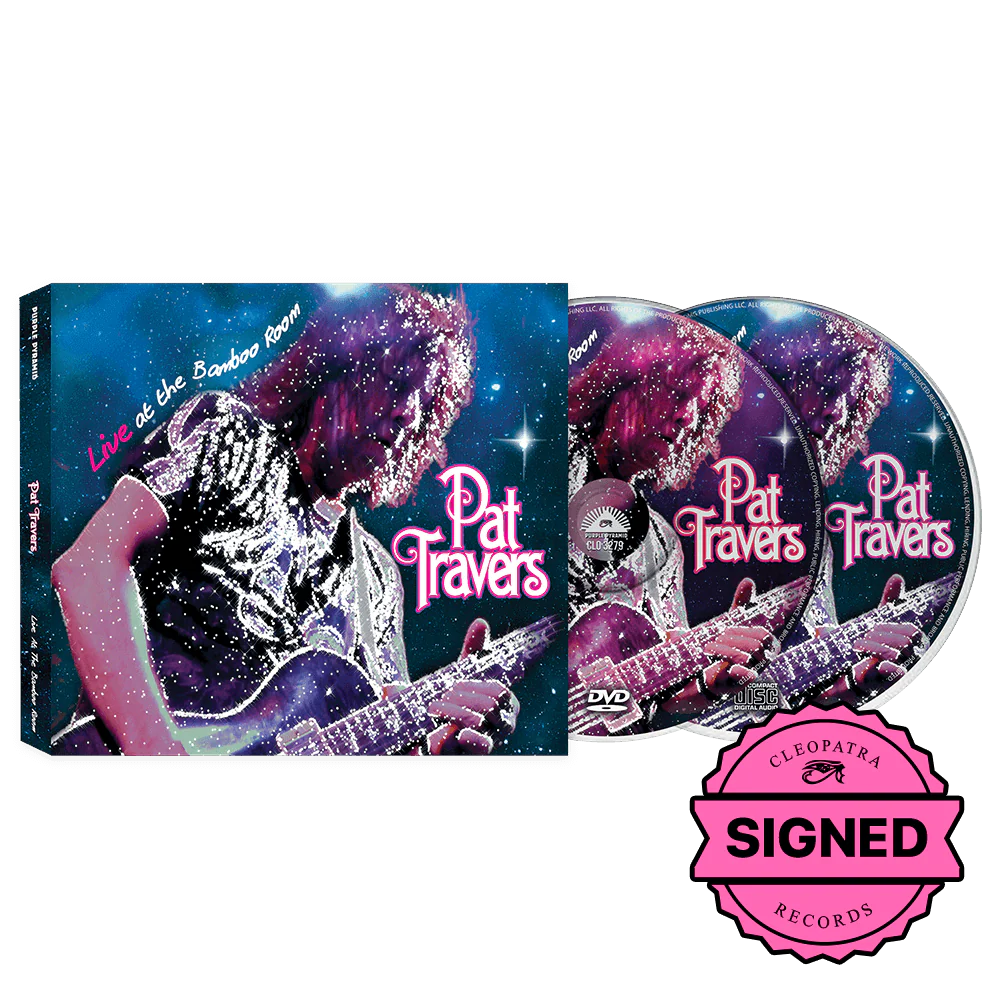 Pat Travers - Live At The Bamboo Room (CD + DVD - Signed by Pat Travers)