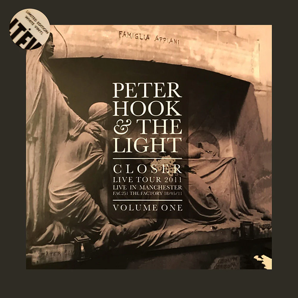 Peter Hook & The Light - Closer Live Tour 2011 - Live in Manchester Vol. 1 (White Vinyl)