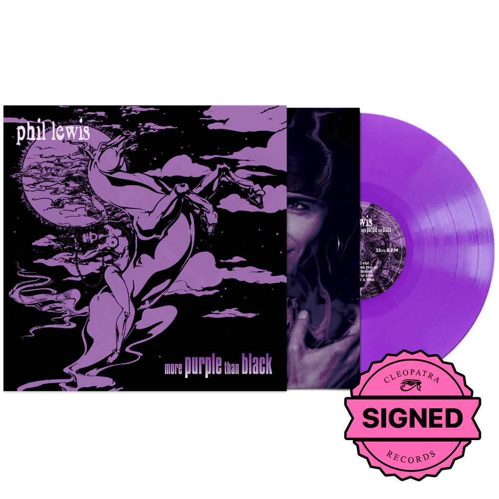 Phil Lewis - More Purple Than Black (Purple Vinyl - Signed by Phil Lewis)