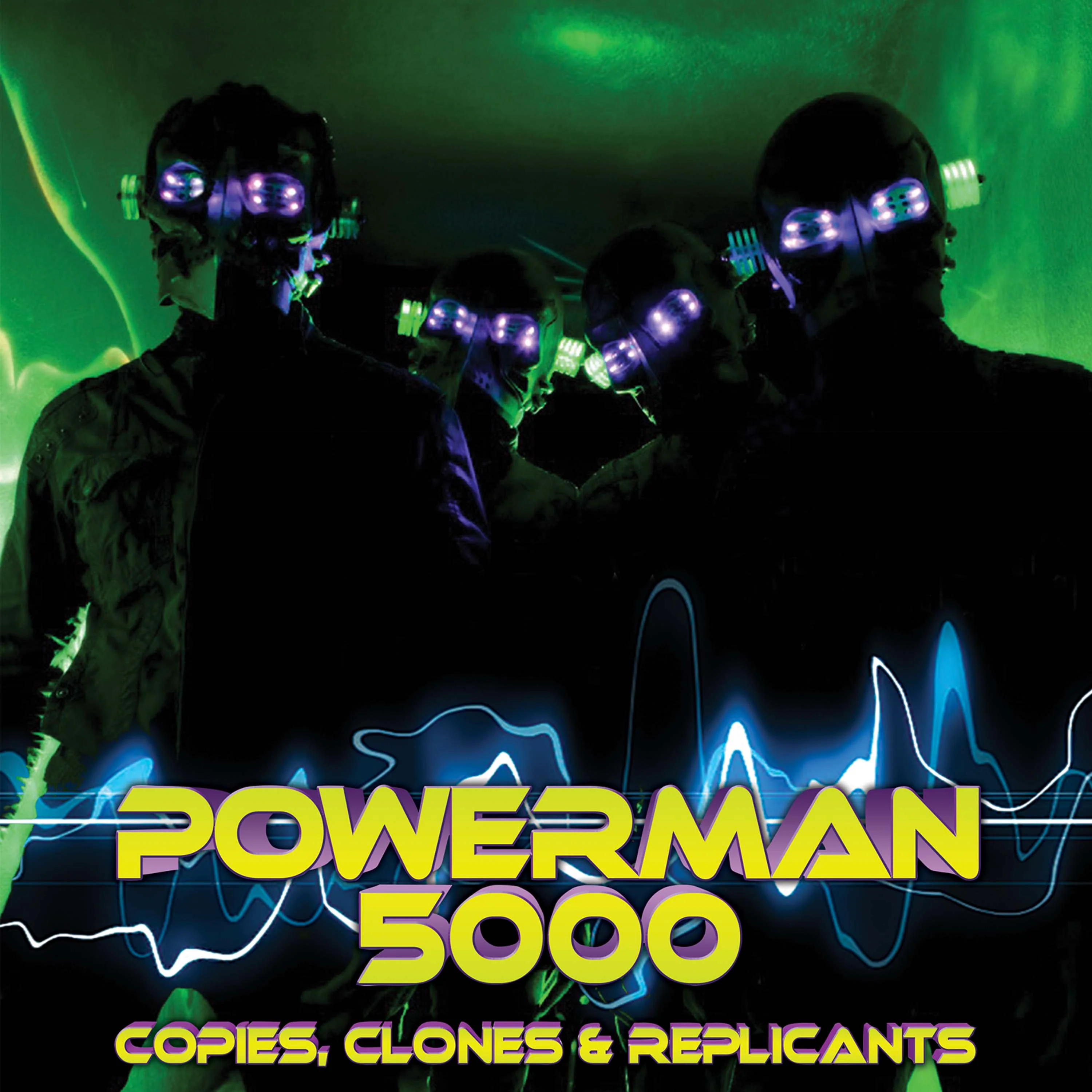 Powerman 5000 - Copies, Clones & Replicants (Green-Black Splatter Vinyl) - Image 4