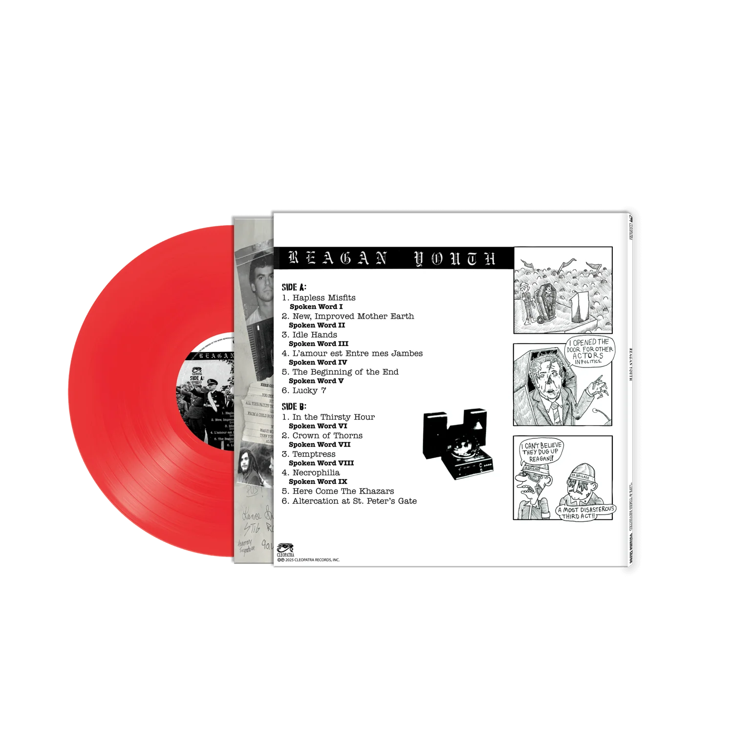 Reagan Youth - Volume III - Life & Times Revisited (Red Vinyl LP) - Image 2