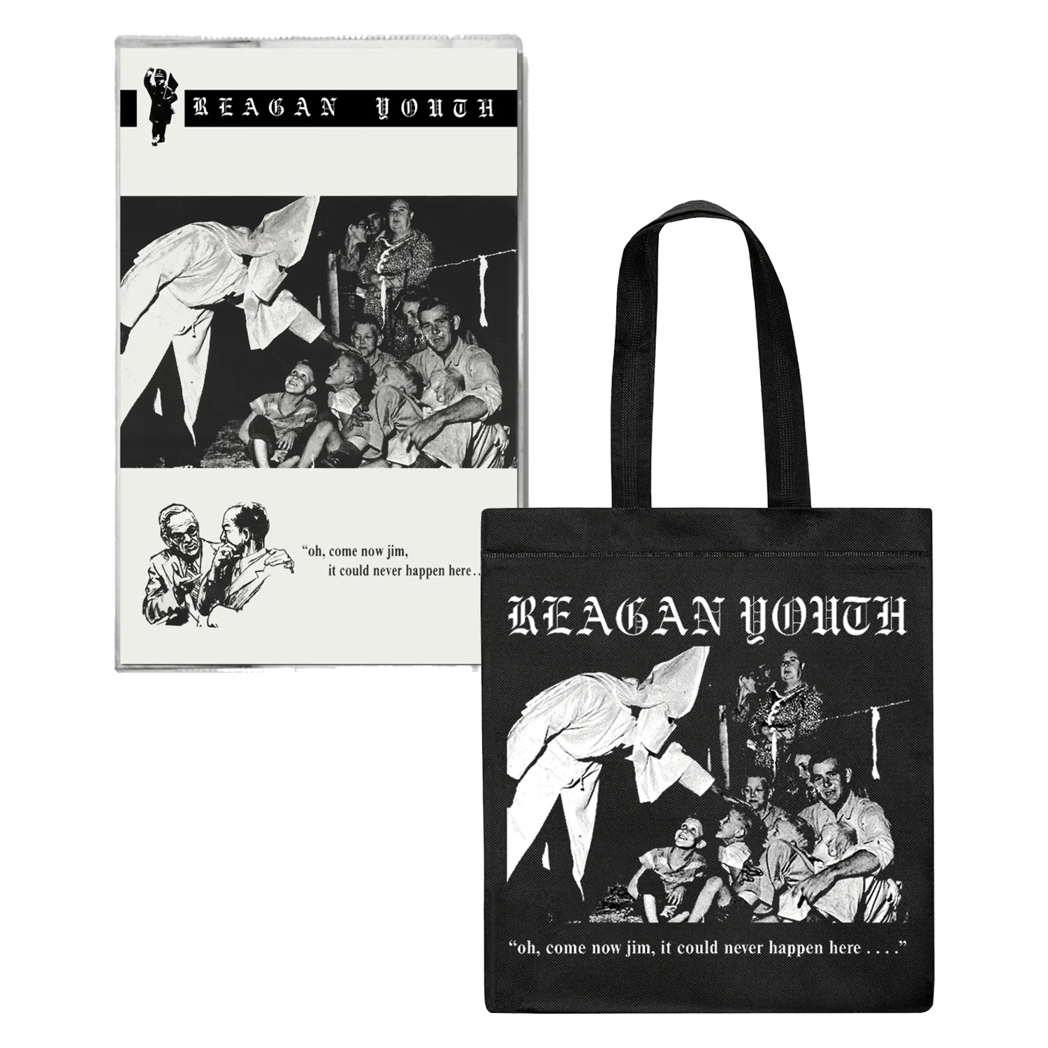 Reagan Youth - Youth Anthems For The New Order / Volume 1 (Cassette + Tote Bag Bundle)