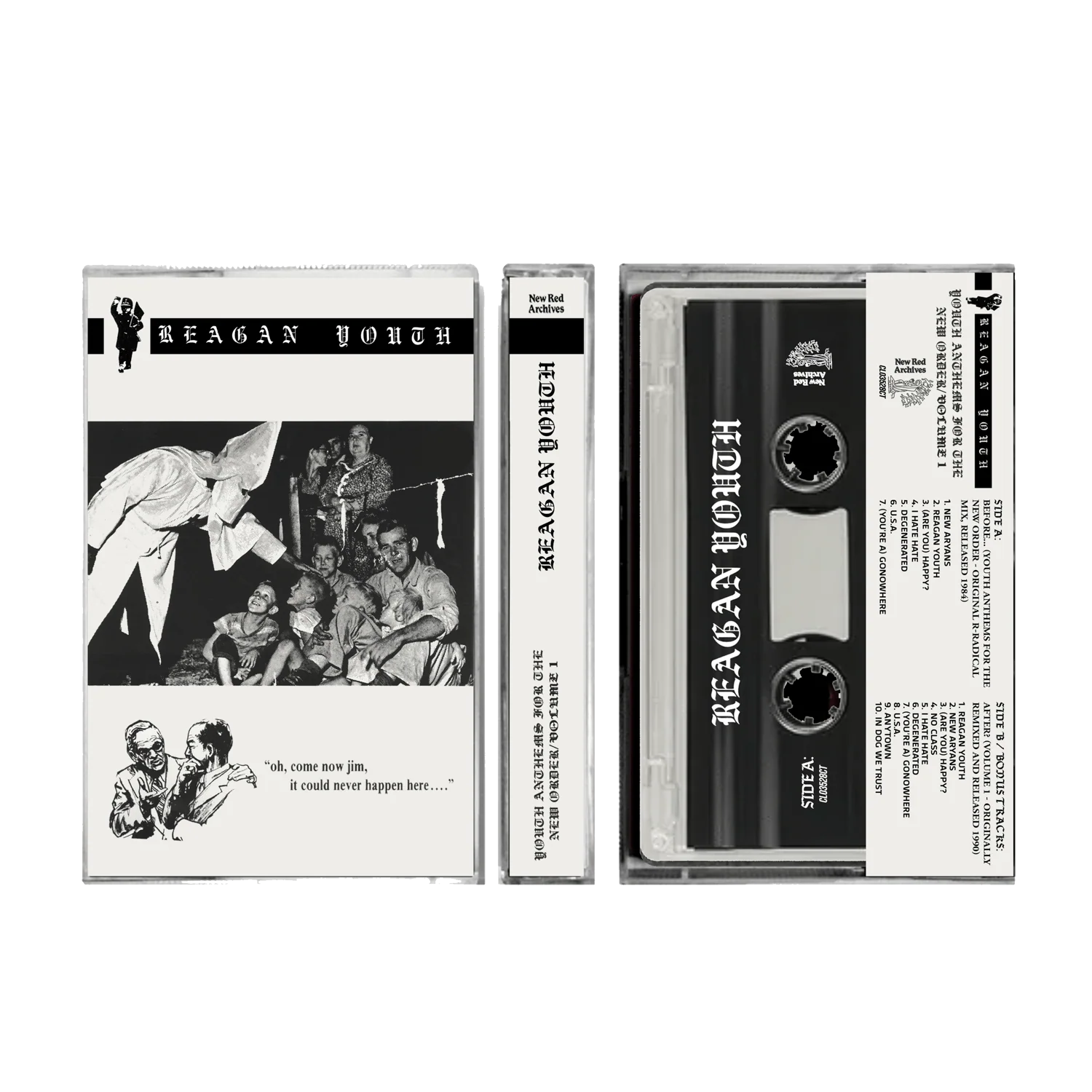 Reagan Youth - Youth Anthems For The New Order / Volume 1 (Cassette + Tote Bag Bundle) - Image 2