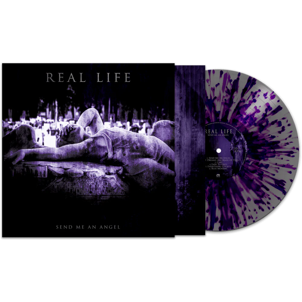 Real Life - Send Me An Angel (Silver-Purple Splatter Vinyl)