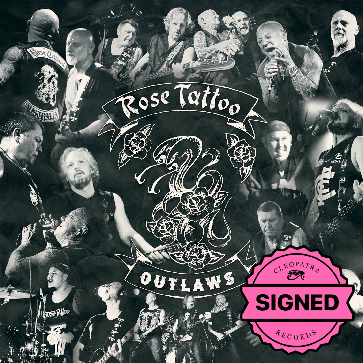 Rose Tattoo - Outlaws (Limited Edition Splatter Vinyl Signed by Angry Anderson)