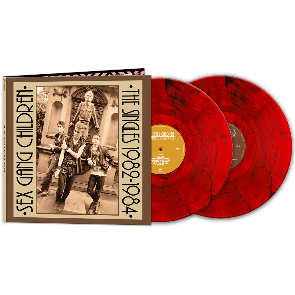 Sex Gang Children - The Singles 1982-1984 (Red Marble Double Vinyl)