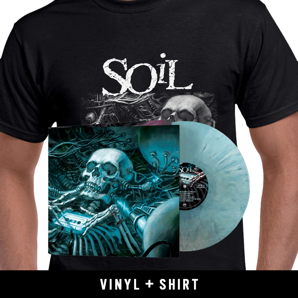 Soil – Play It Forward (Blue & White Marble Vinyl + T-Shirt)