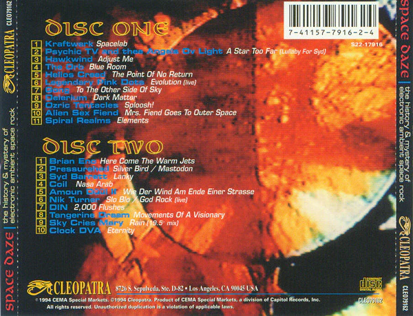 Space Daze - The History & Mystery Of Electronic Ambient Space Rock (2 CD) - Image 2