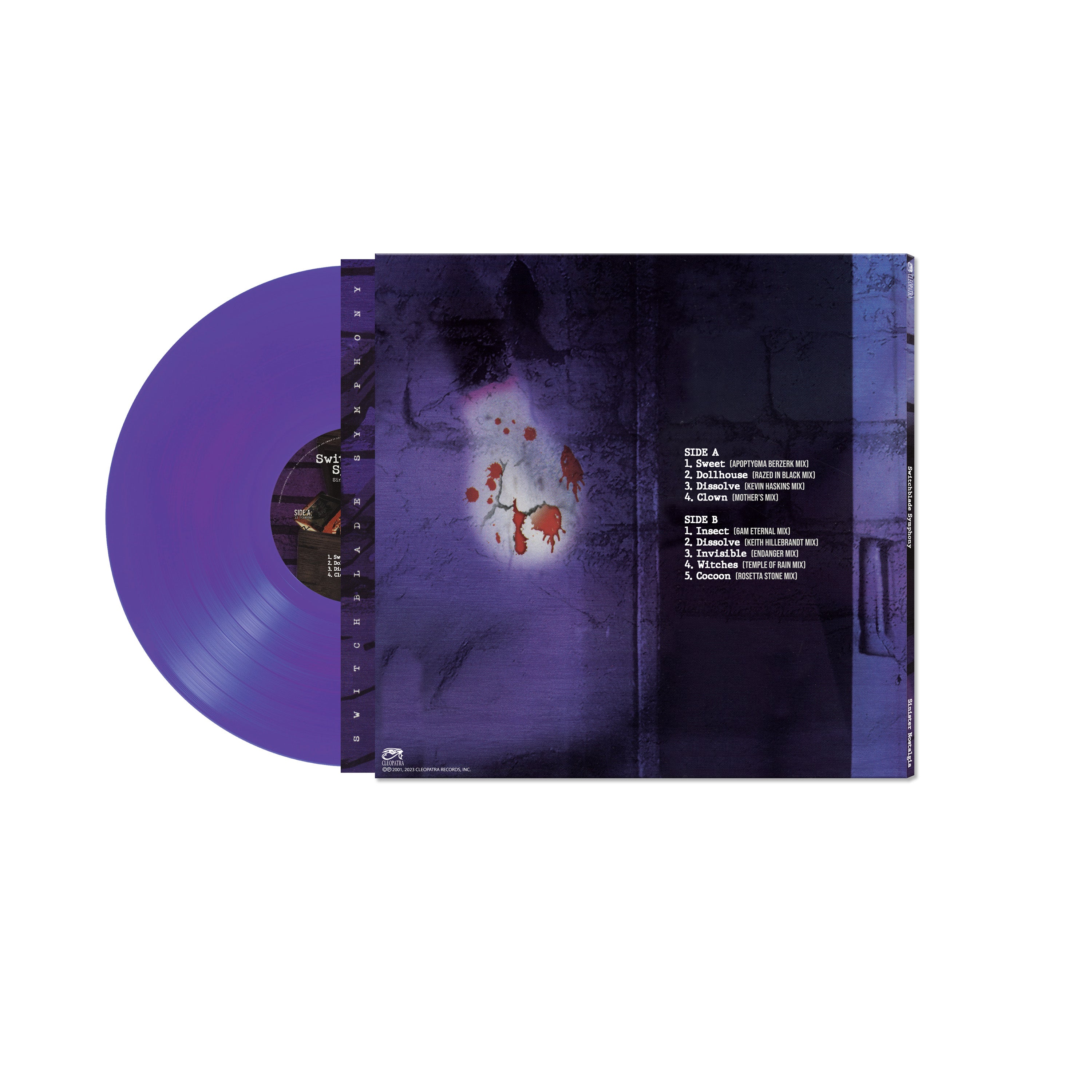 Switchblade Symphony - Sinister Nostalgia - A Switchblade Symphony Remix Collection (Purple Vinyl) - Image 2
