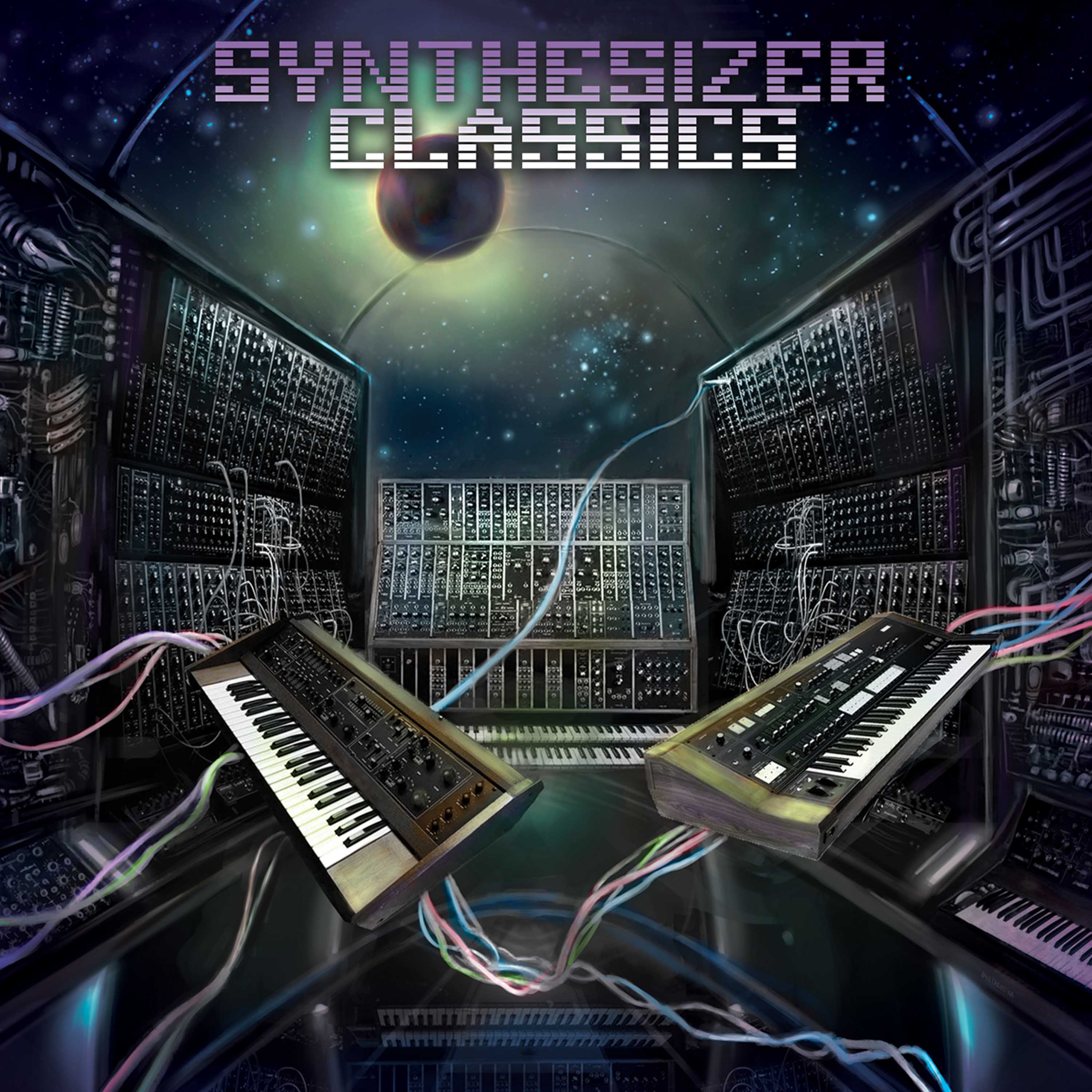 Synthesizer Classics (Purple & Black Splatter Vinyl) - Image 4
