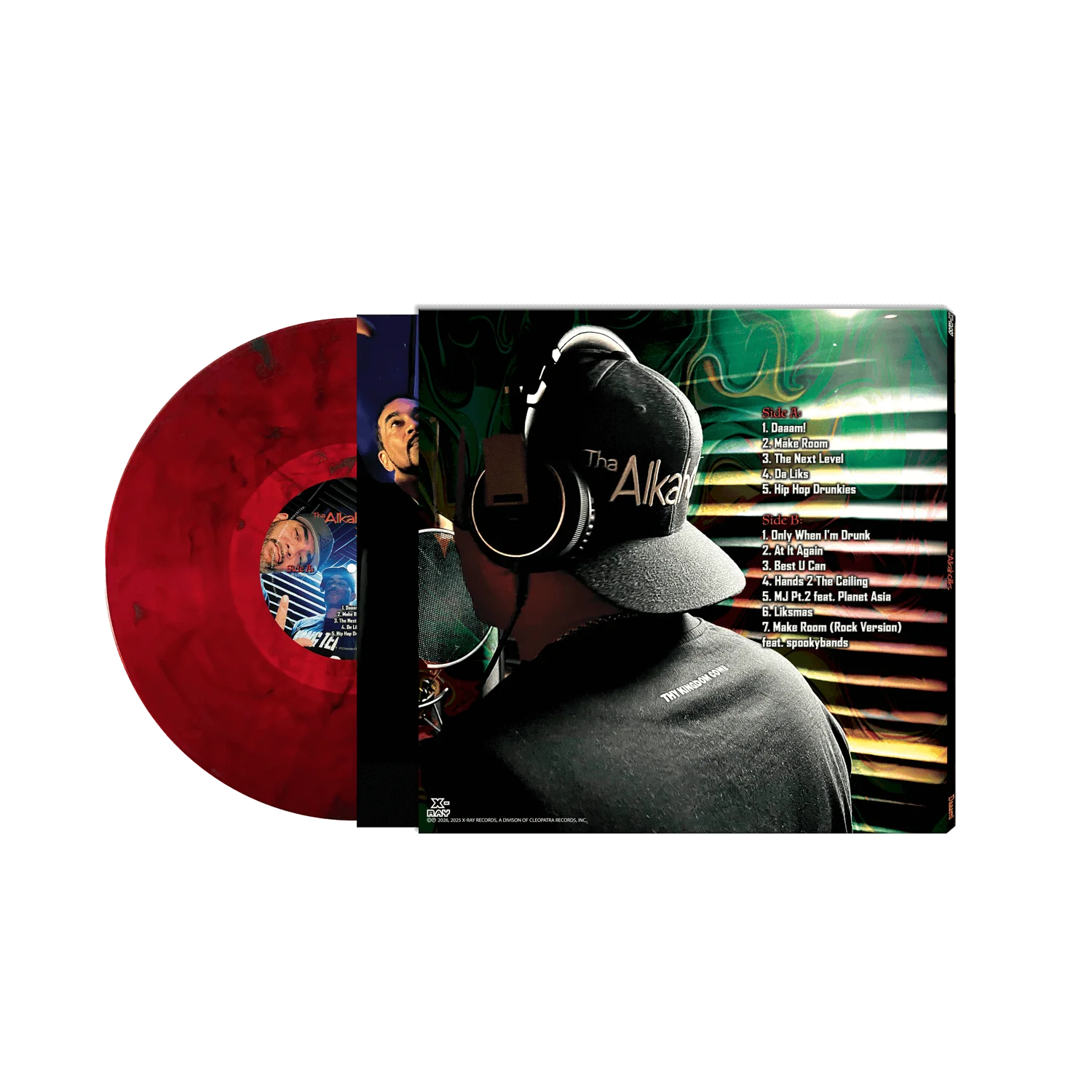 Tha Alkaholiks - Daaam! (Red Marble Vinyl LP) - Image 2