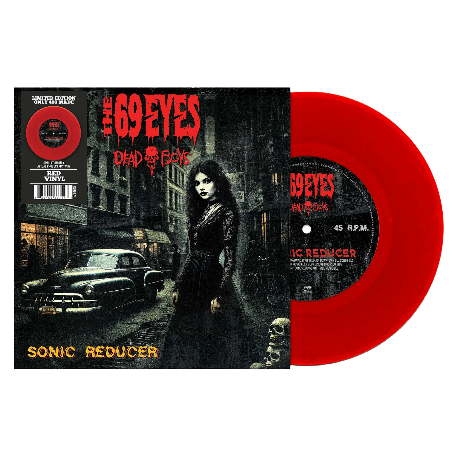The 69 Eyes, Dead Boys - Sonic Reducer (Blood Red 7" Vinyl)