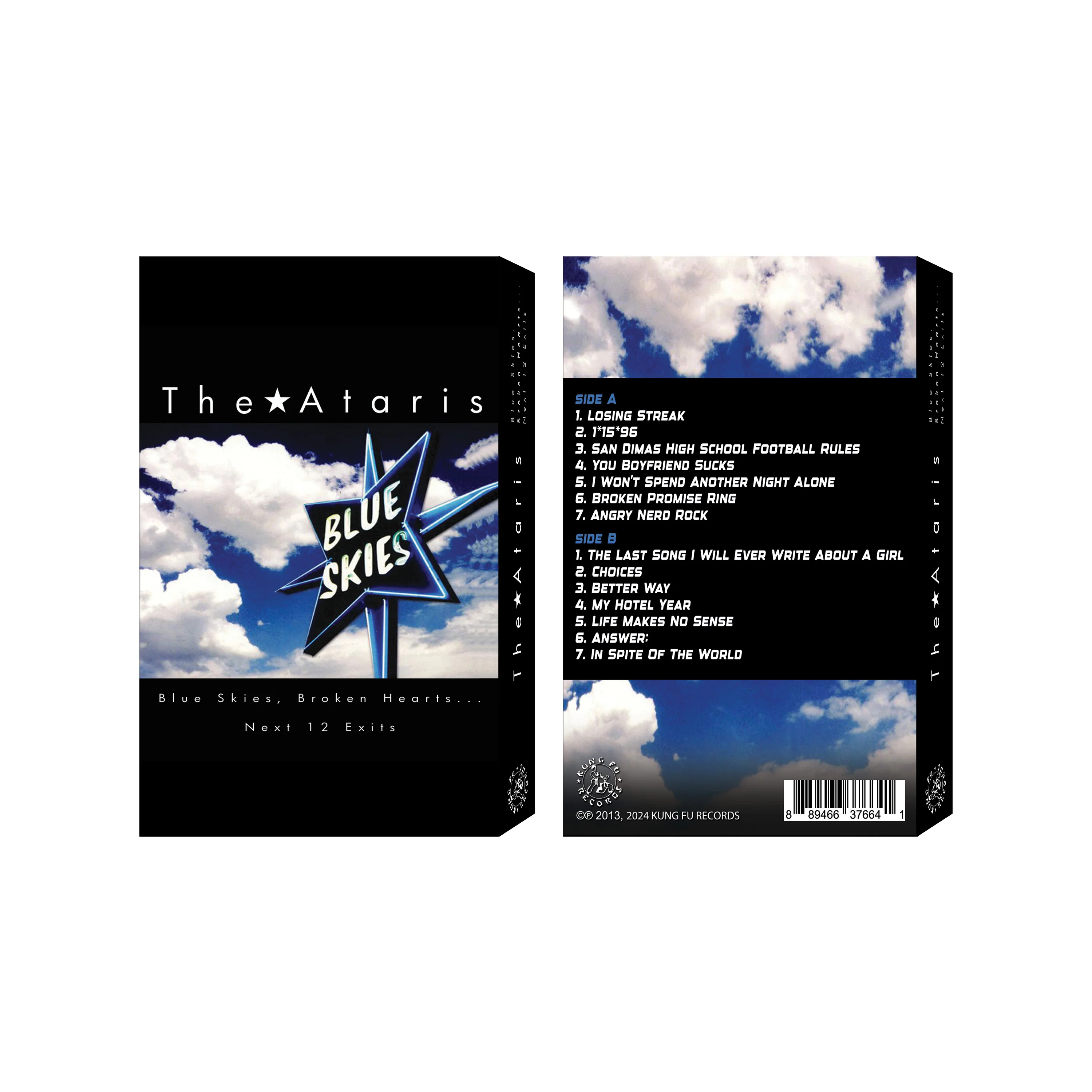 The Ataris - Blue Skies, Broken Hearts...Next 12 Exits (Cassette) - Image 2