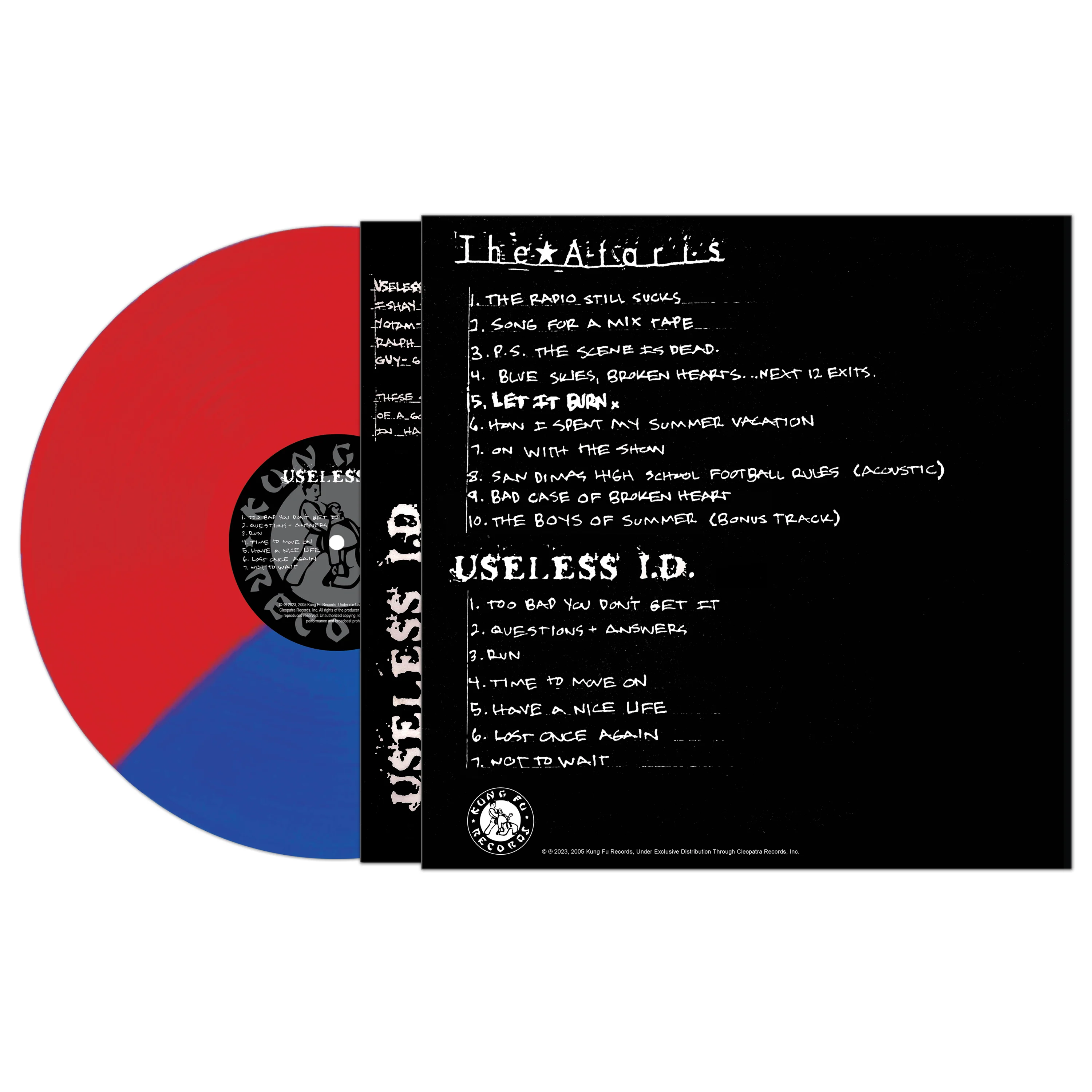 The Ataris & Useless I.D. - Let It Burn (Red-Blue Split Color Vinyl) - Image 3