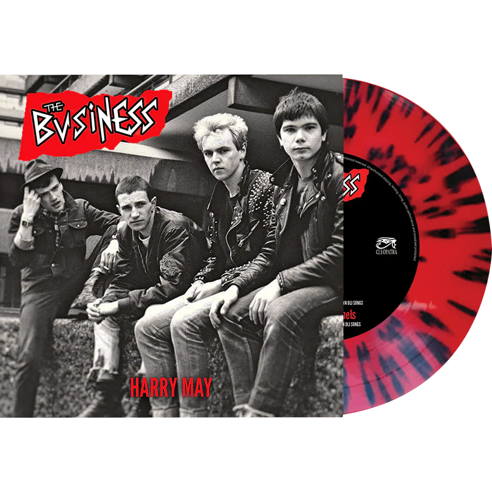 The Business - Harry May (Red-Black Splatter 7" Vinyl)