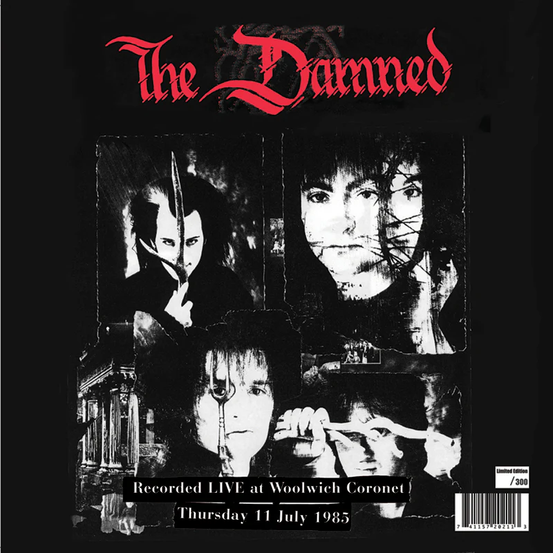 The Damned - Recorded Live At Woolwich Coronet - Thursday 11 July 1985 (LP)