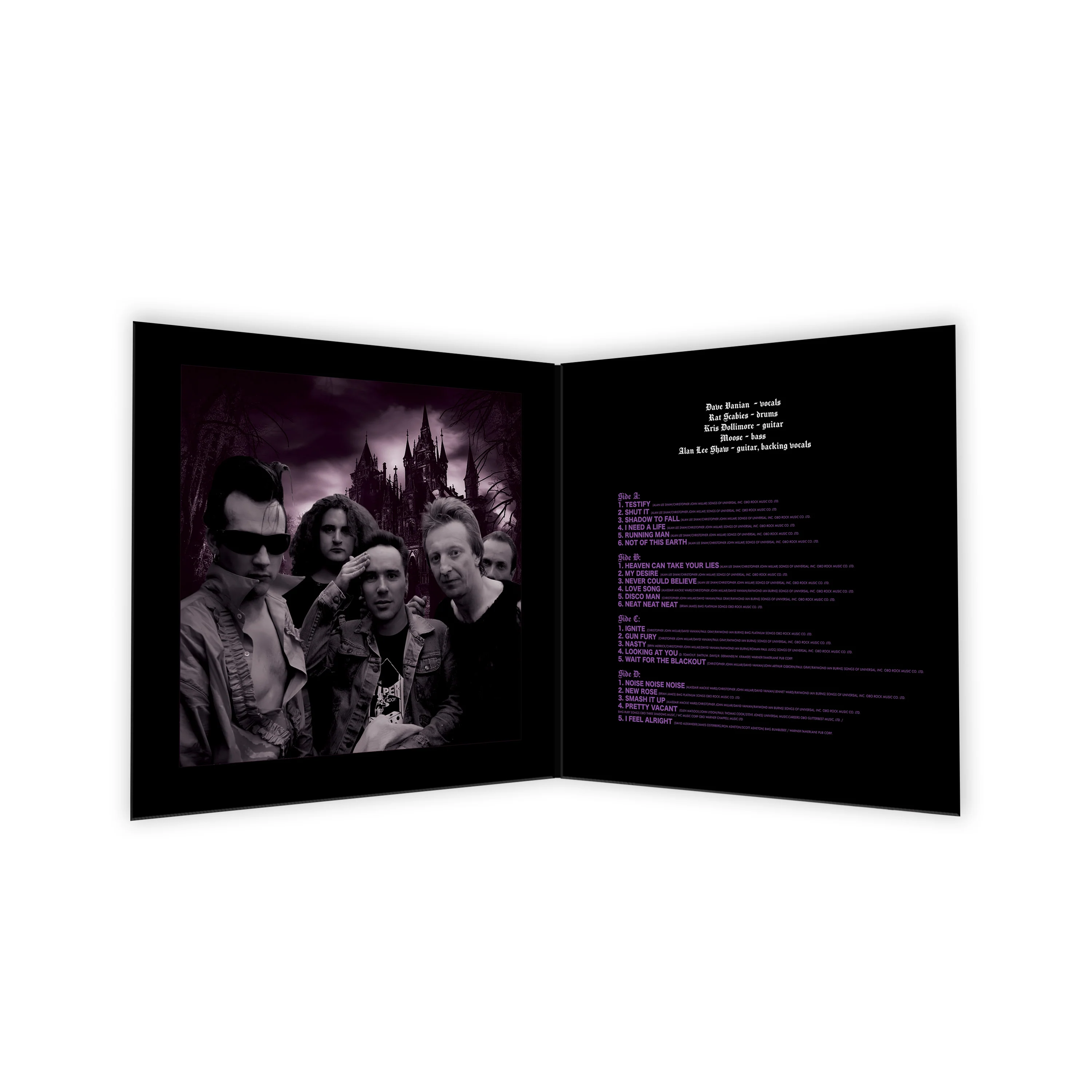 The Damned - Shadowed Tales From Mulhouse (White Double Vinyl) - Image 3
