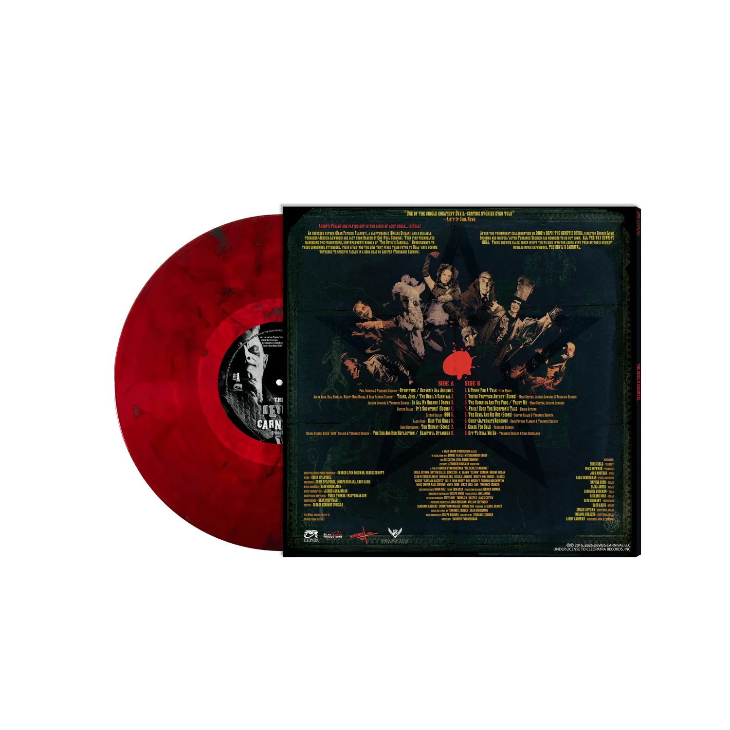 The Devil's Carnival (Red Marble Vinyl LP) - Image 2