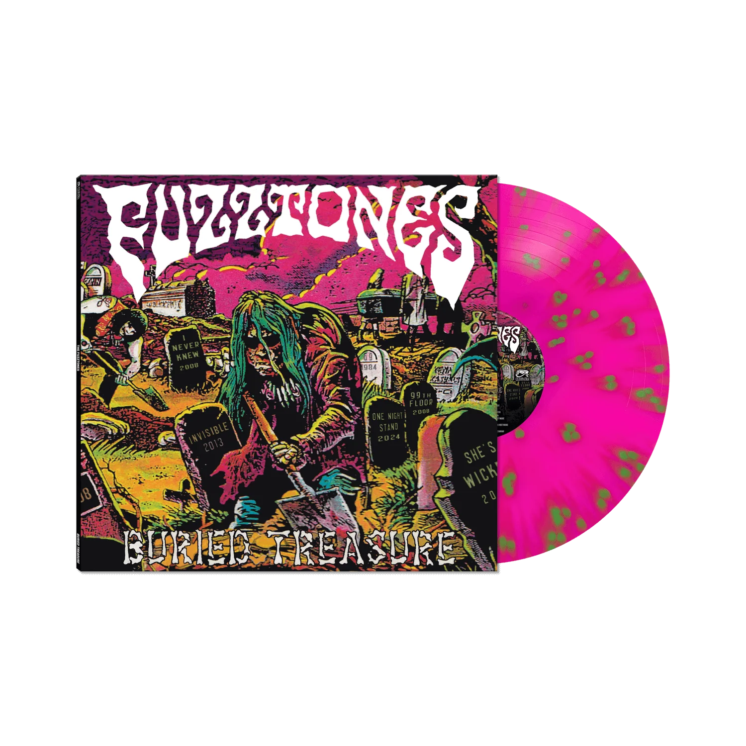 The Fuzztones - Buried Treasure (Green/Pink/Splatter Vinyl LP)