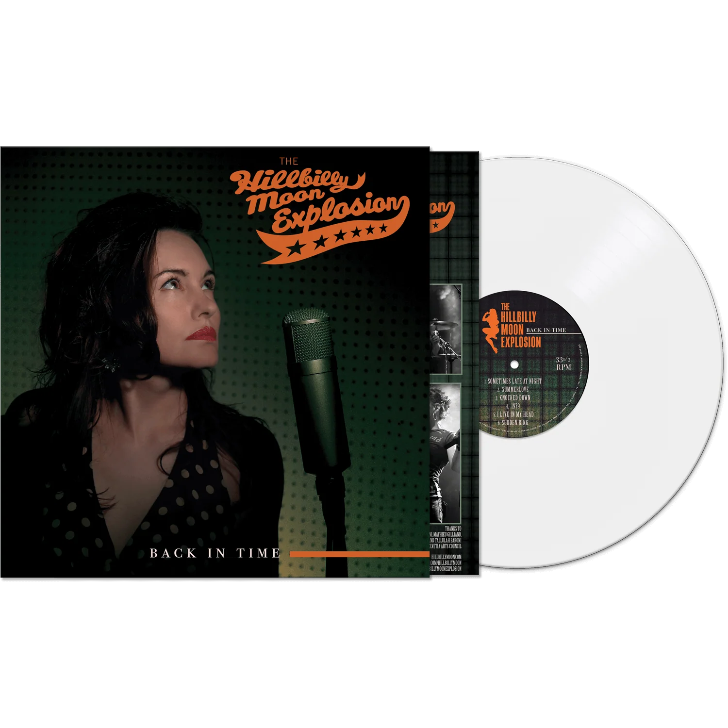 The Hillbilly Moon Explosion - Back In Time (White Vinyl)