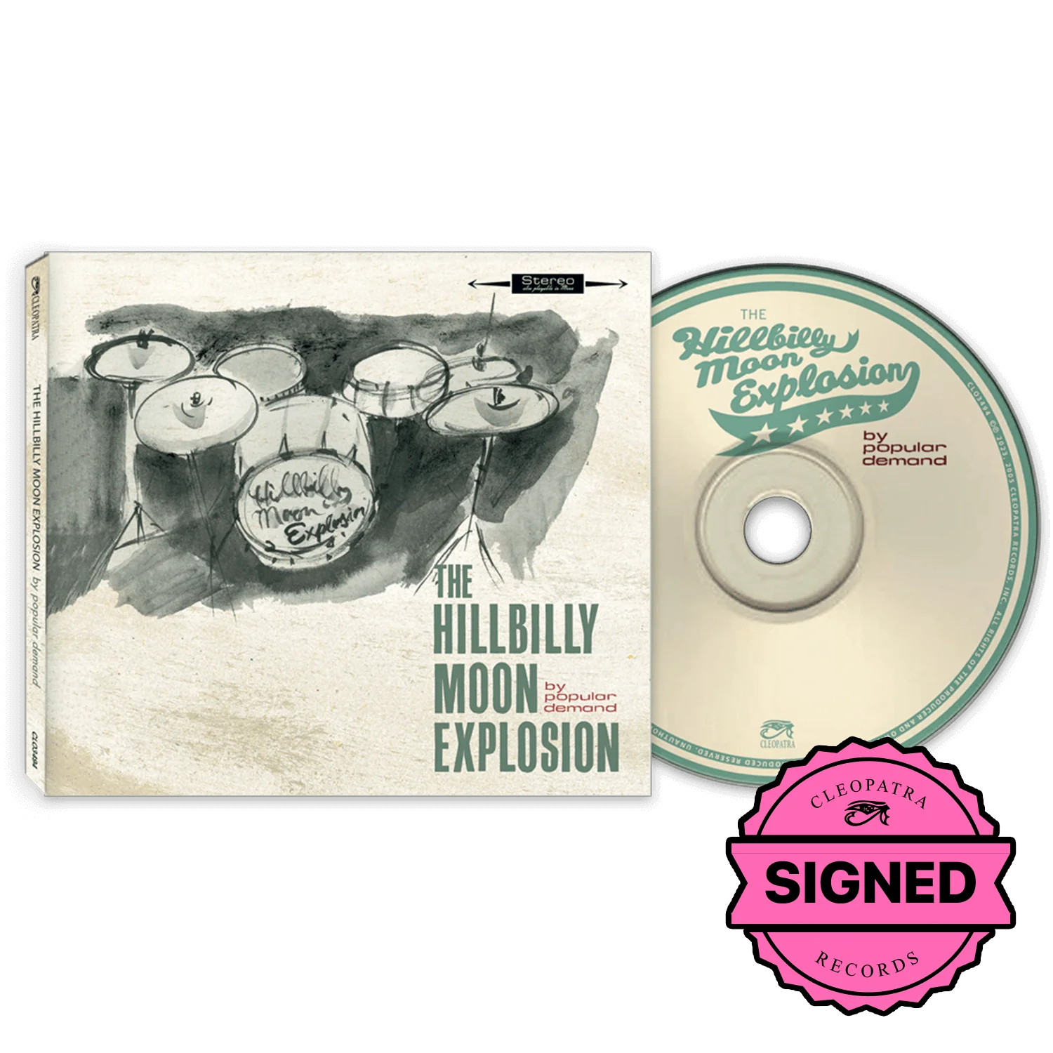 The Hillbilly Moon Explosion - By Popular Demand (CD - Signed by All Band Members)