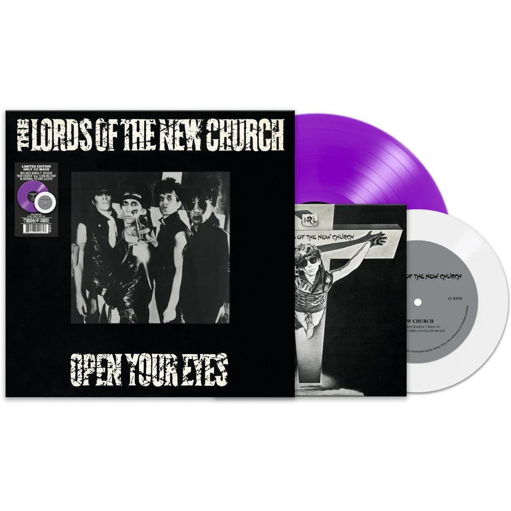 The Lords Of The New Church - Open Your Eyes (Purple LP + White 7" Vinyl)