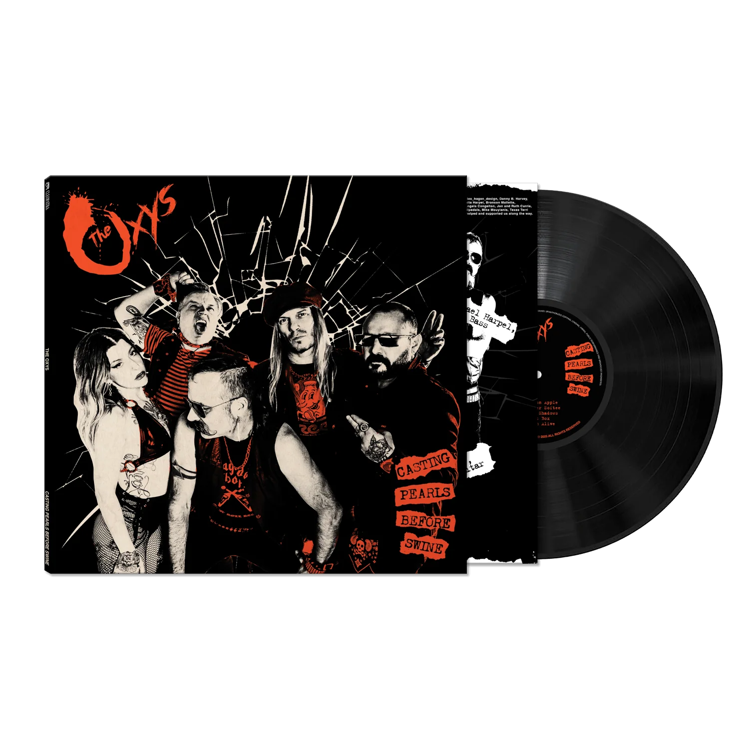 The Oxys - Casting Pearls Before Swine (Black Vinyl LP)