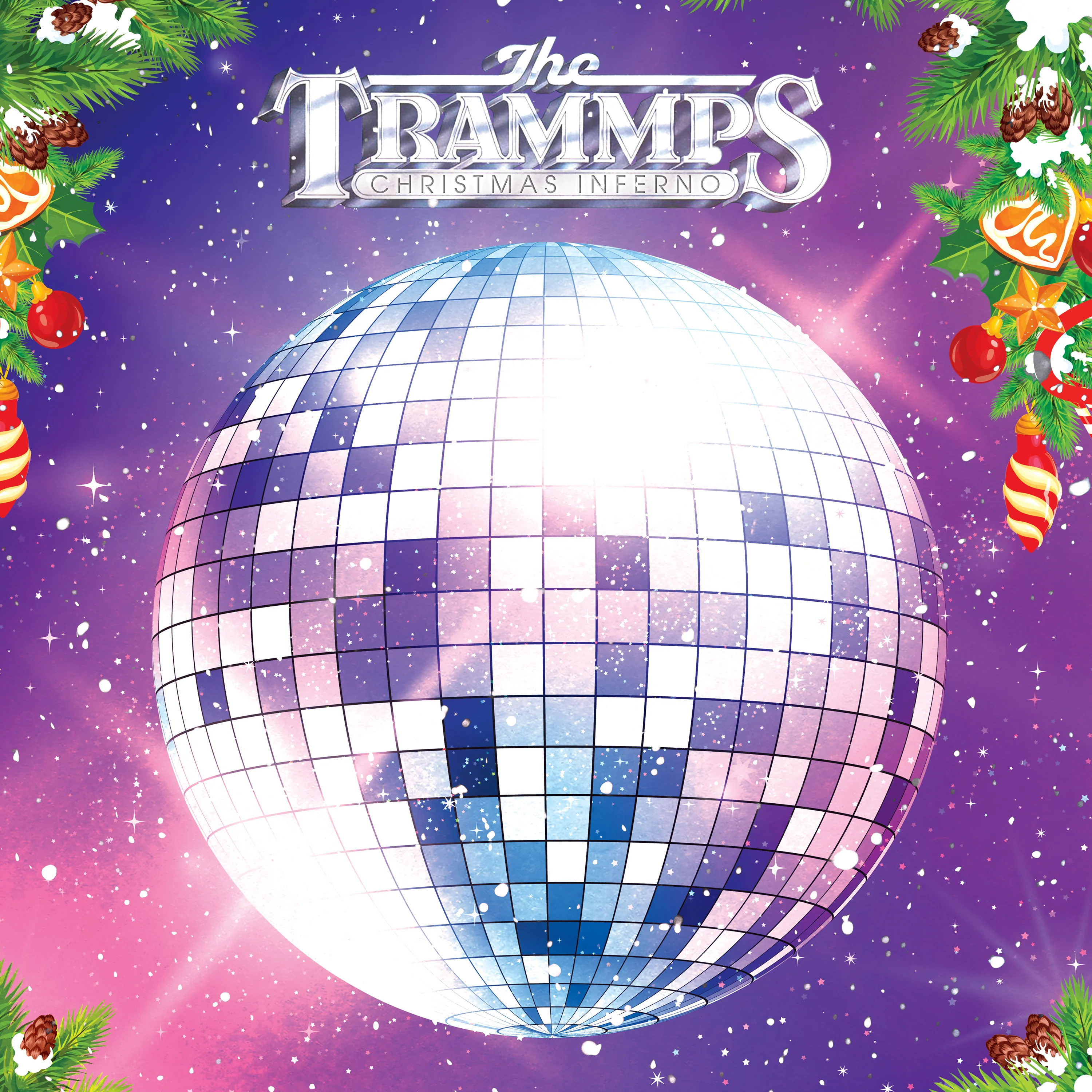 The Trammps - Christmas Inferno (White Vinyl) - Image 3