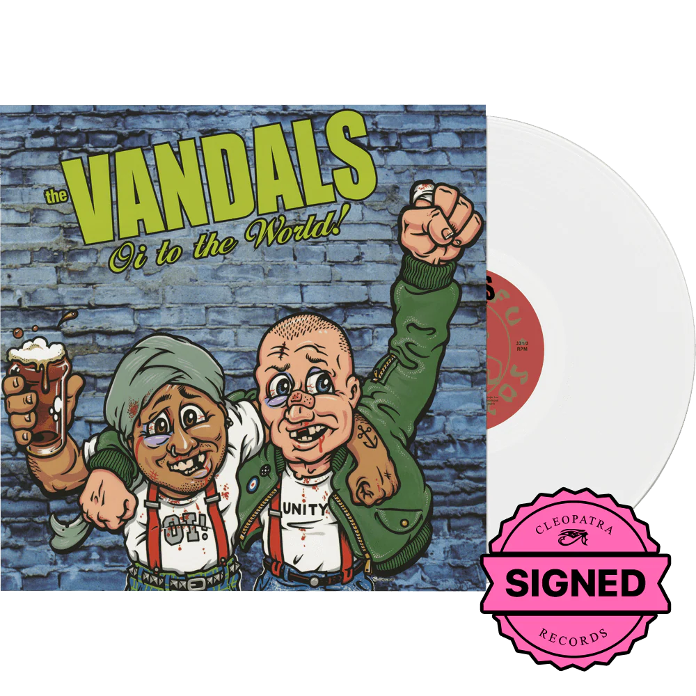 The Vandals - Oi To The World! (White Vinyl - Signed by Joe Escalante)