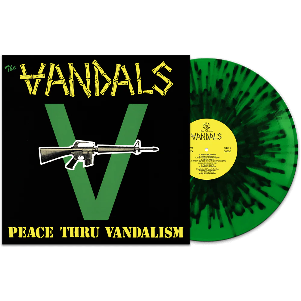 The Vandals - Peace Thru Vandalism (Green-Black Splatter)