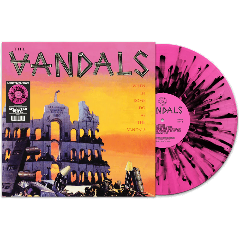 The Vandals - When In Rome Do As The Vandals (Limited Edition Pink-Black Splatter Vinyl)