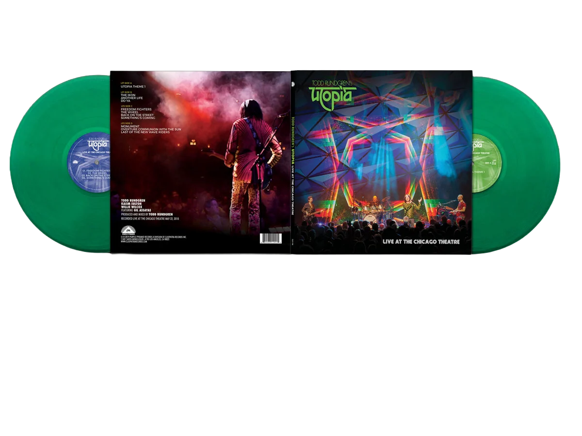 Todd Rundgren's Utopia - Live At Chicago Theatre (Limited Edition Green Double Vinyl) - Image 2