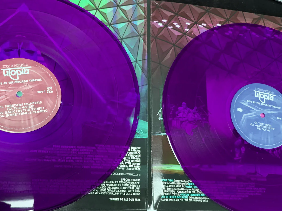 Todd Rundgren's Utopia - Live At Chicago Theatre (Limited Edition Purple Double Vinyl) - Image 2