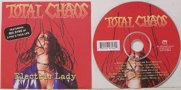 Total Chaos - Electric Lady (CD Maxi-Single)