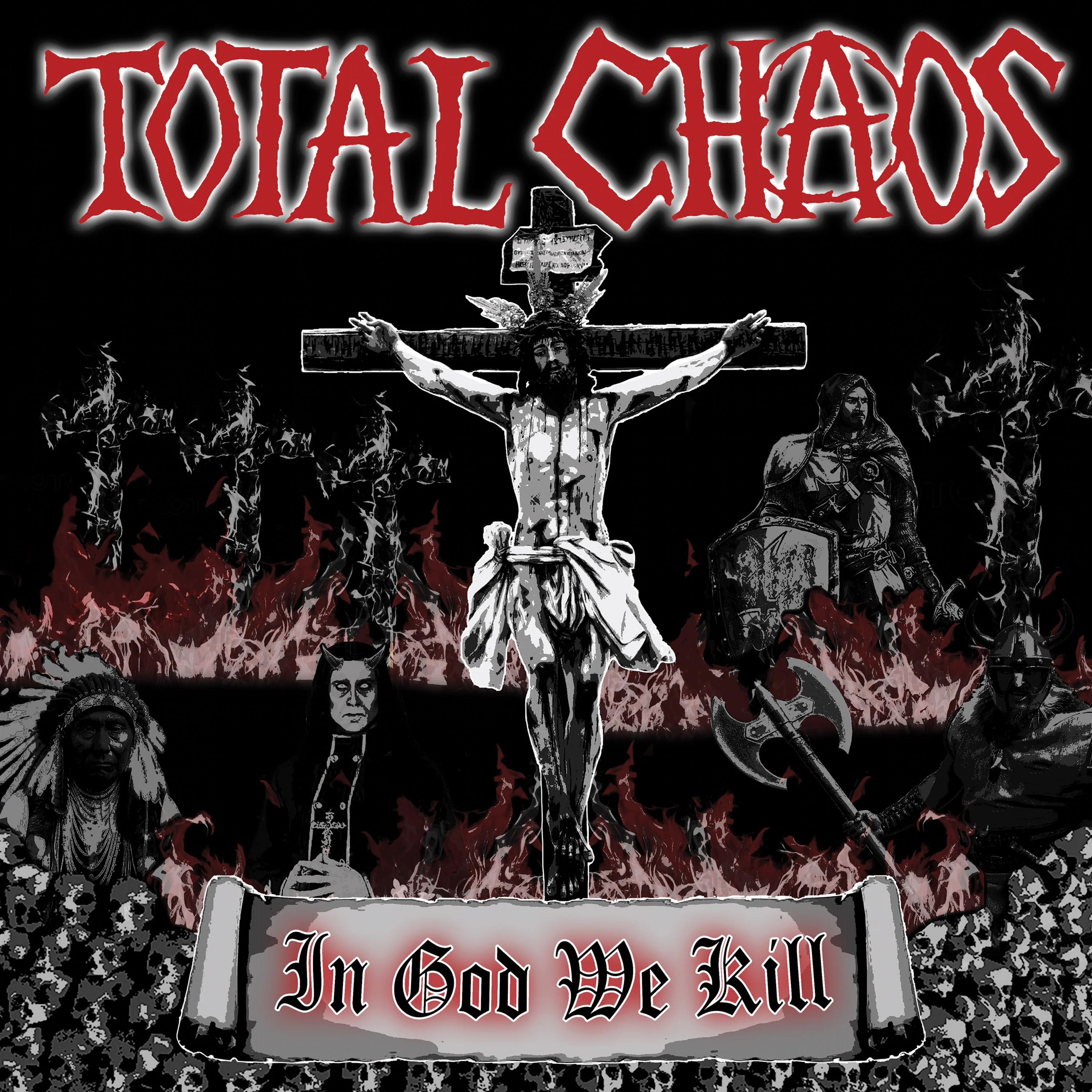 Total Chaos - In God We Kill (Red Vinyl) - Image 4