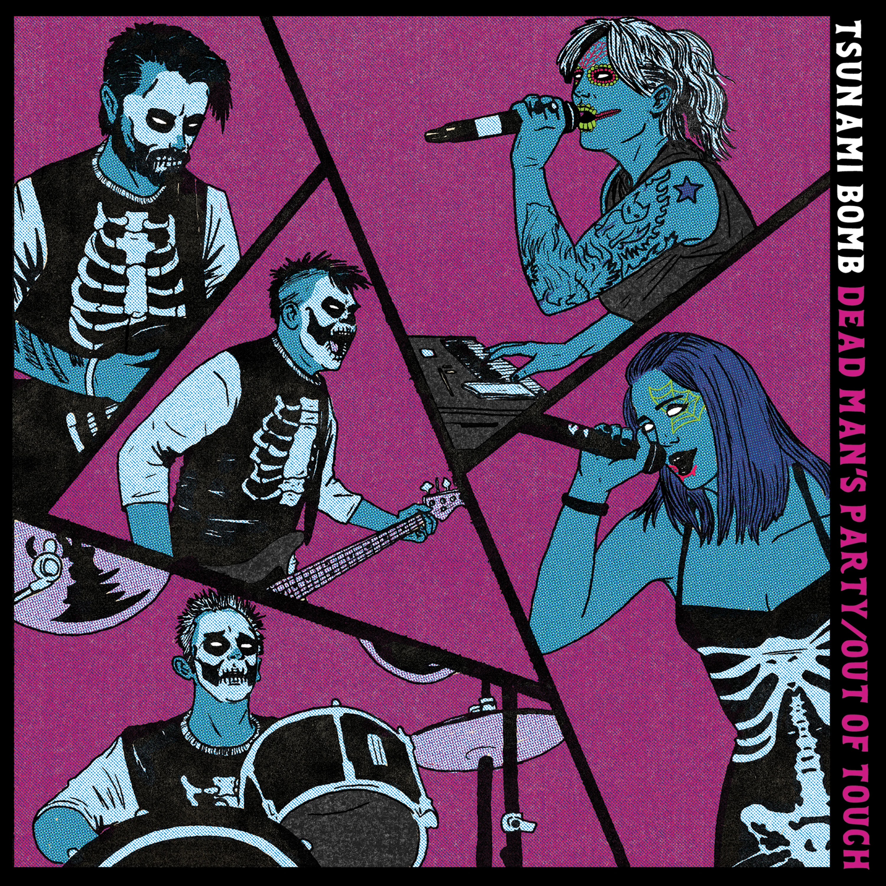 Tsunami Bomb - Dead Man's Party-Out of Touch (Limited Edition Colored 7" Vinyl) - Image 7