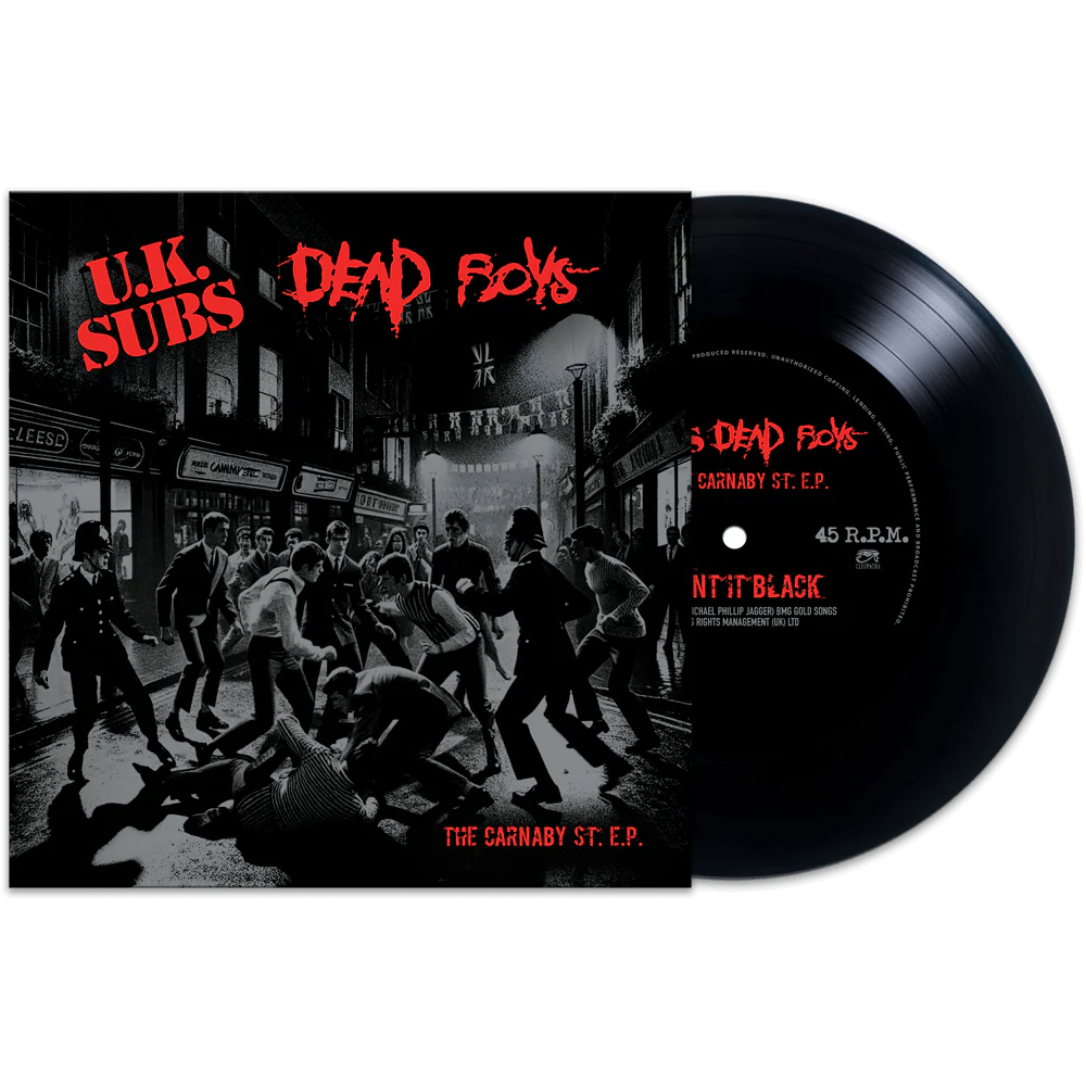 UK Subs & Dead Boys - Carnaby St. (Black 7" Vinyl)